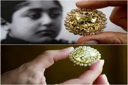 عکس: الماس زرد متعلق به احمدشاه قاجار