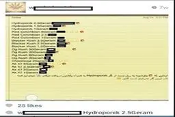 فروش موادمخدر در اینستاگرام با تحویل رایگان در محل!/ تصاویر