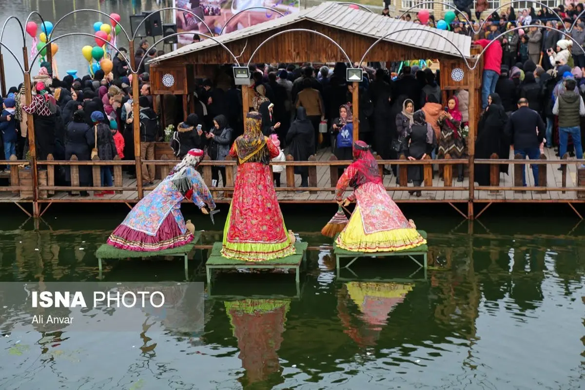 تصاویری از آیین قدیمی مردم اردبیل و ارومیه ‎در چهارشنبه آخر سال