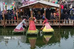 تصاویری از آیین قدیمی مردم اردبیل و ارومیه ‎در چهارشنبه آخر سال
