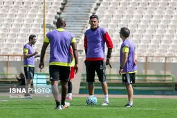 تیپ جالب کی‌روش در تمرین امروز تیم ملی/عکس