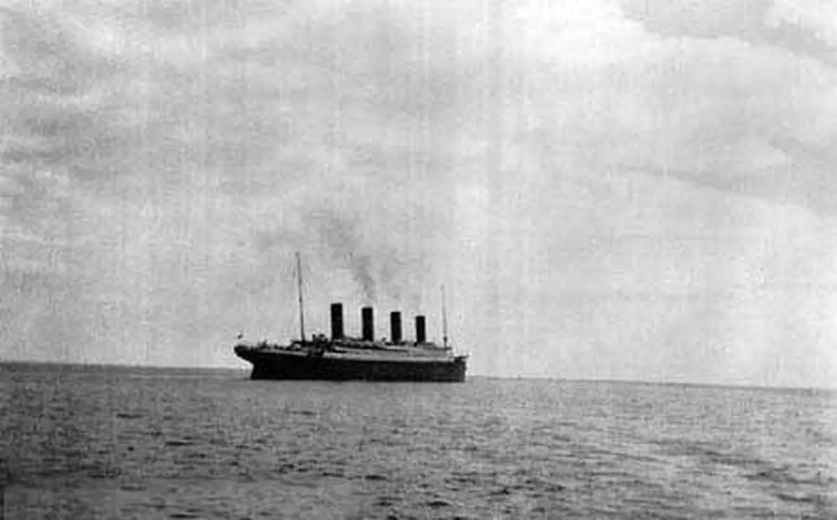 آخرین عکس از کشتی تایتانیک