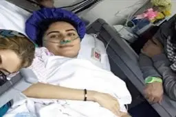 تصویری جدیدی از الناز شاکردوست روی تخت بیمارستان