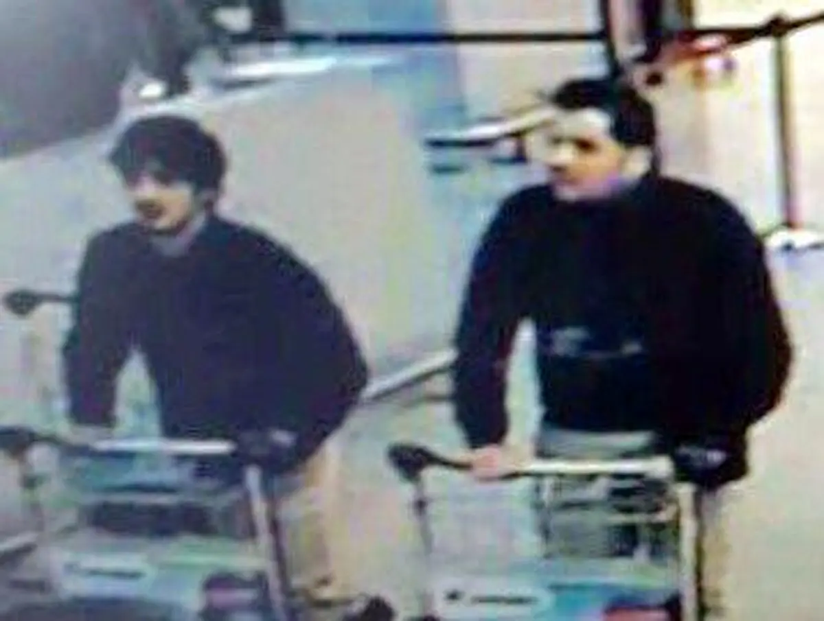 دو مظنون بمب گذاری بروکسل/عکس