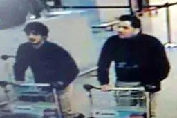 دو مظنون بمب گذاری بروکسل/عکس