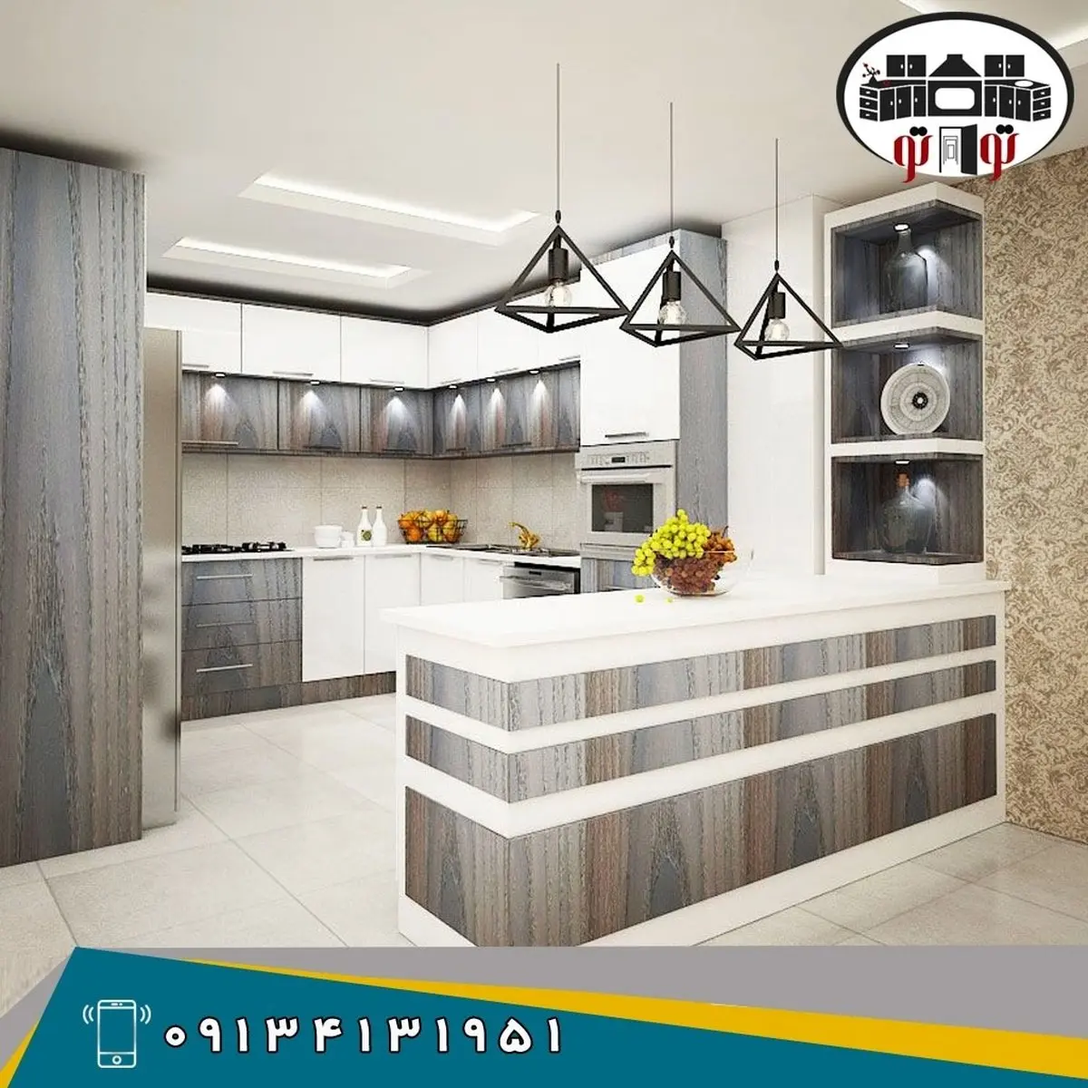 طراحی کابینت آشپزخانه در بهترین کابینت سازی ها