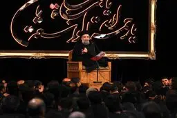 شب هفتم محرم در مسجد امیر تهران / تصاویر