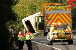 زایمان عجیب  زن مسافر اتوبوس کنار بزرگراه ! + عکس