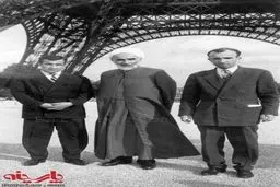 خطیب مشهور در کنار برج ایفل/ عکس