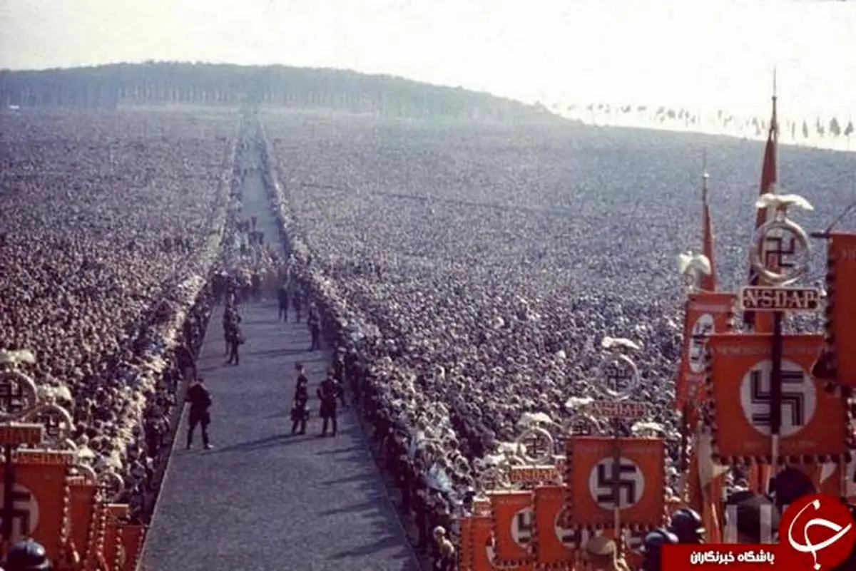 تجمع بزرگ طرفداران هیتلر/عكس