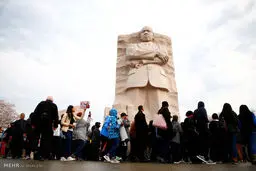 تصاویری از پنجاهمین سالگرد رهبر حقوق مدنی سیاهپوستان