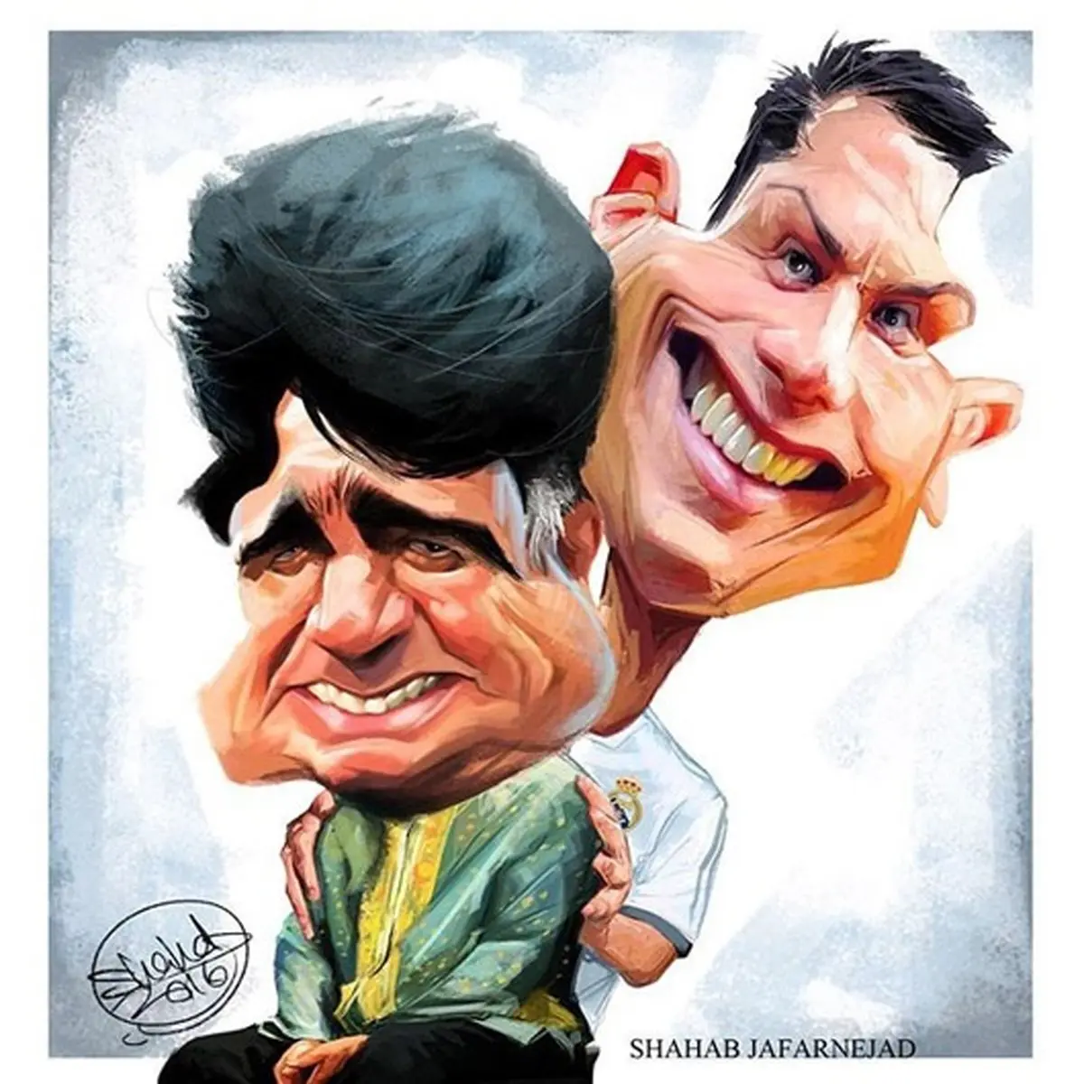 شجریان و رونالدو! / کاریکاتور