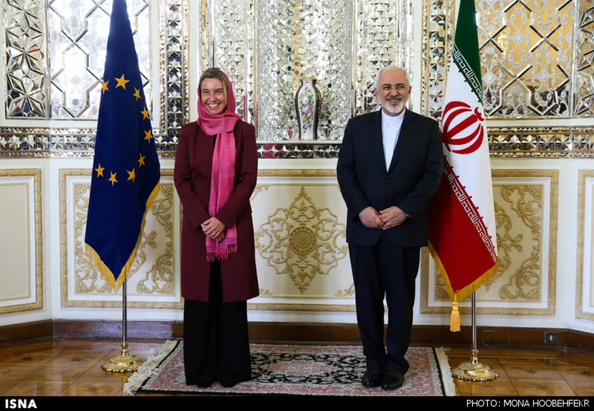 موگرینی با ظریف دیدار کرد/ عکس