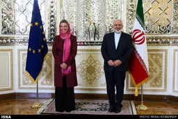 موگرینی با ظریف دیدار کرد/ عکس