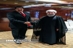 دیدار نیکلاس مادورو با حسن روحانی / تصاویر