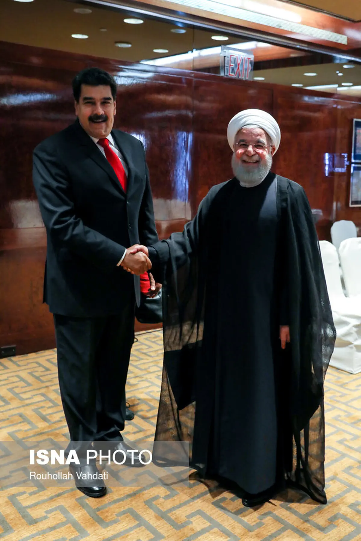 دیدار نیکلاس مادورو با حسن روحانی / تصاویر