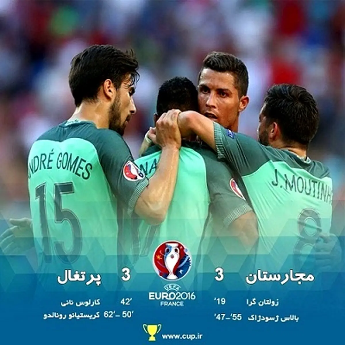 شب عجیب یورو ؛رونالدو و مردان سرزمین یخ تاریخ ساز شدند!