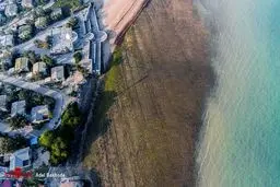 تصاویری از زیبایی‌های طبیعت قشم از نمای آسمان