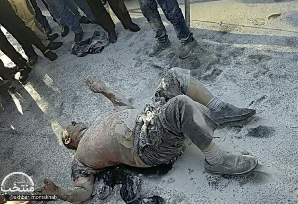 اولین تصویر از خودسوزی فجیع صبح امروز