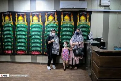 هیئتی که مرکز واکسیناسیون شد